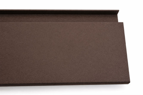 Deska blaszana do żaluzji tarasowych brązowa